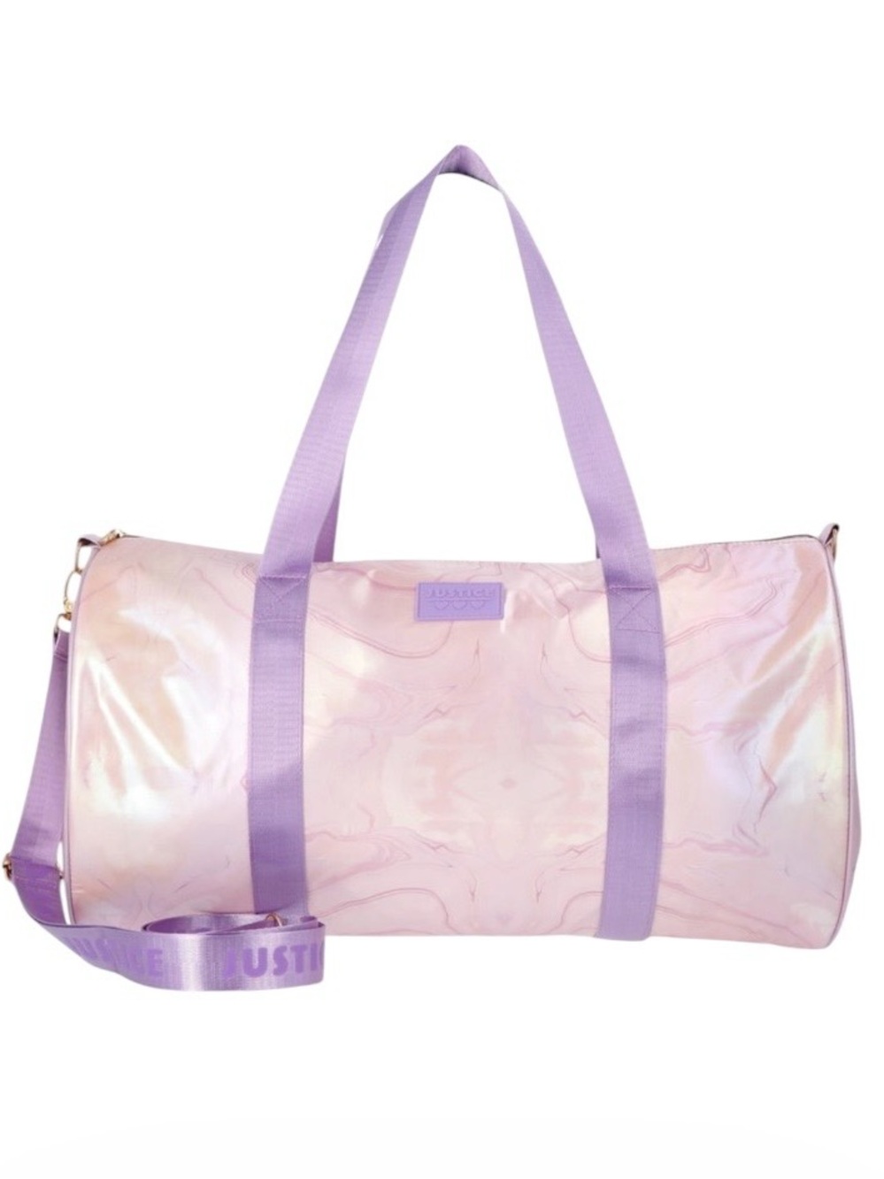 Girlsโ Print Round Duffle Bag from Justice